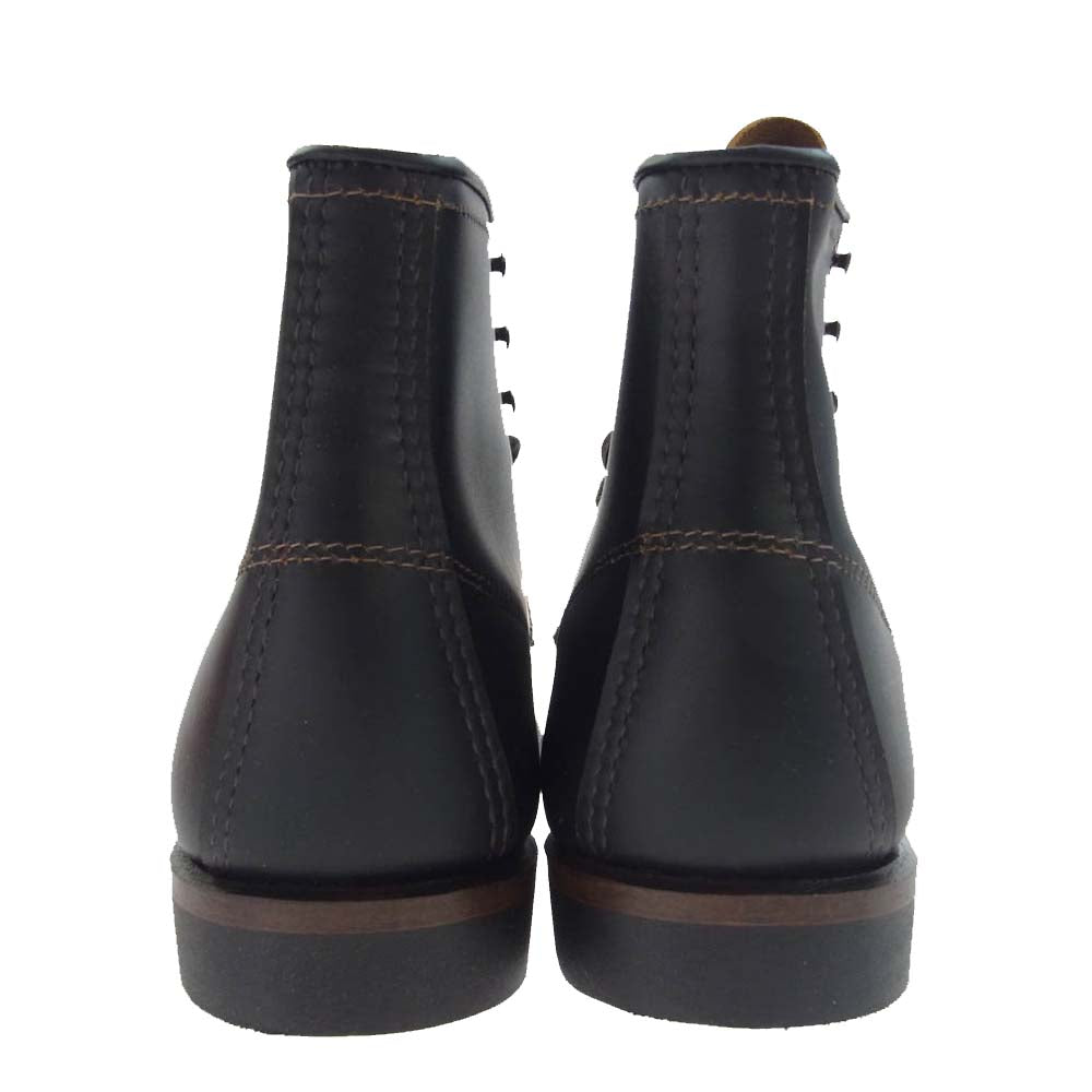 RED WING レッドウィング 9060 BECKMAN BOOT FLAT BOX ベックマン フラットボックス クロンダイク 茶芯 ブーツ ブラック系 US9.5【新古品】【未使用】【中古】