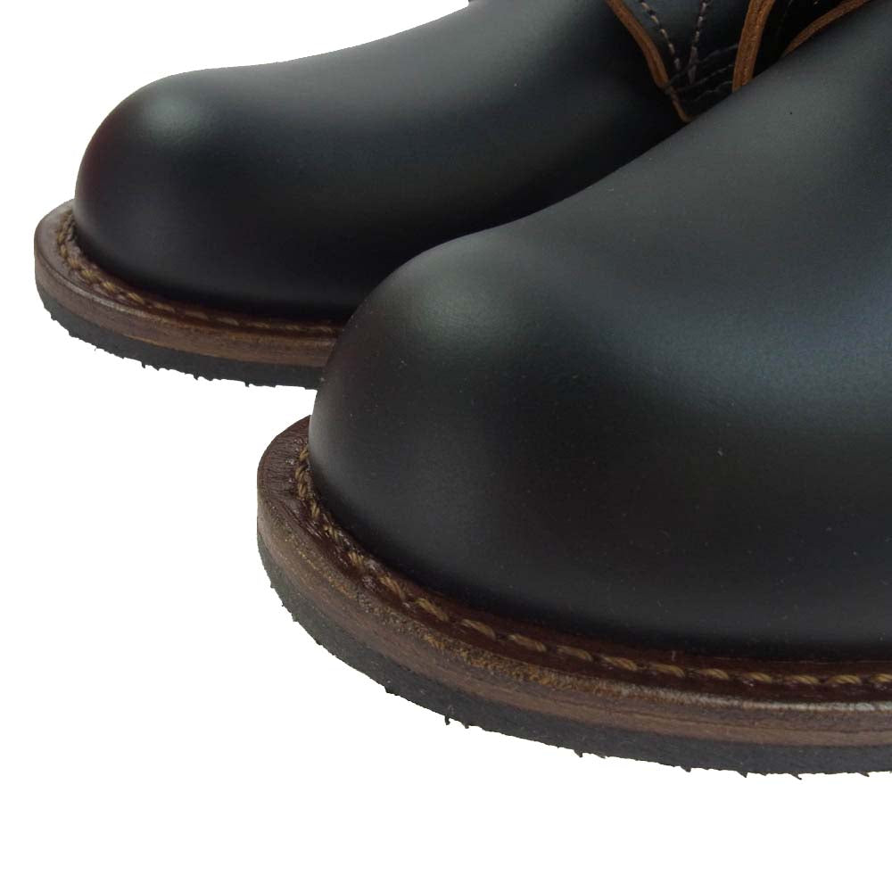 RED WING レッドウィング 9060 BECKMAN BOOT FLAT BOX ベックマン フラットボックス クロンダイク 茶芯 ブーツ ブラック系 US9.5【新古品】【未使用】【中古】