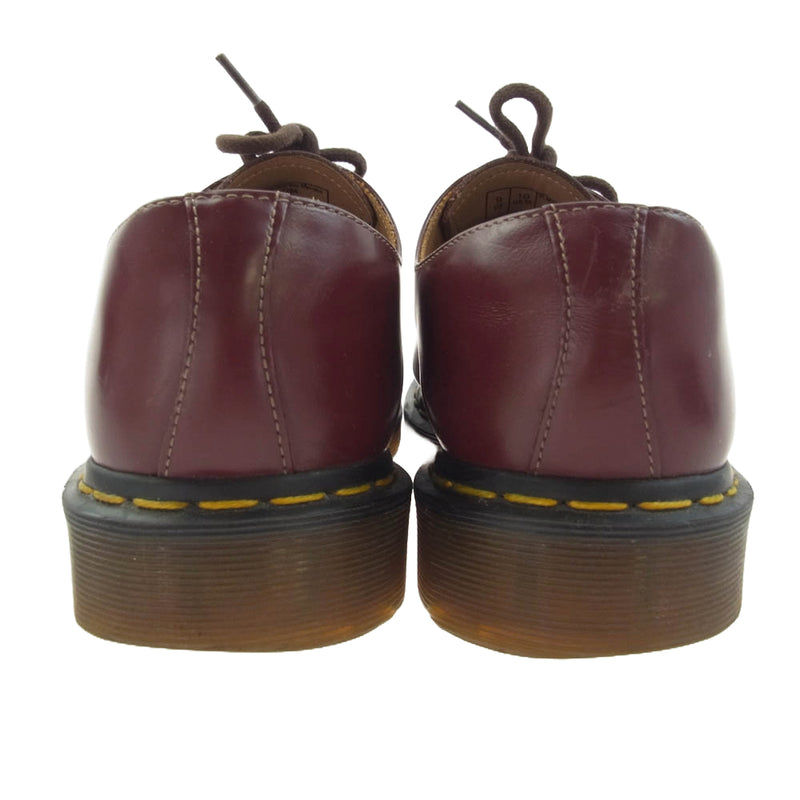 COMME des GARCONS HOMME DEUX コムデギャルソンオムドゥ × Dr. Martens ドクターマーチン イングランド製 3ホール ドレス シューズ レッド系 UK9【中古】