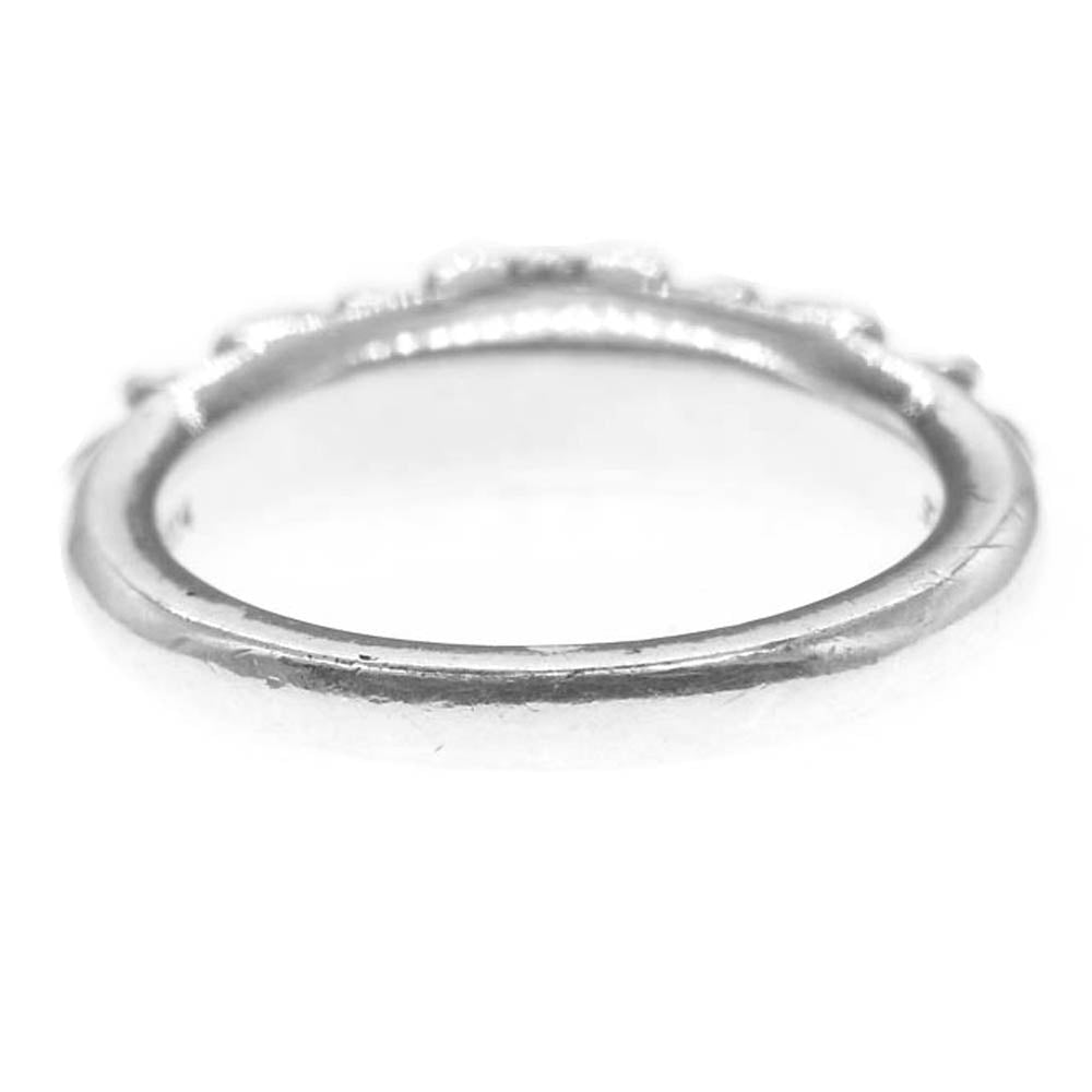 CHROME HEARTS クロムハーツ（原本無） BABY CLASSIC ベイビークラシック フローラルクロス リング シルバー系 11.5号【中古】