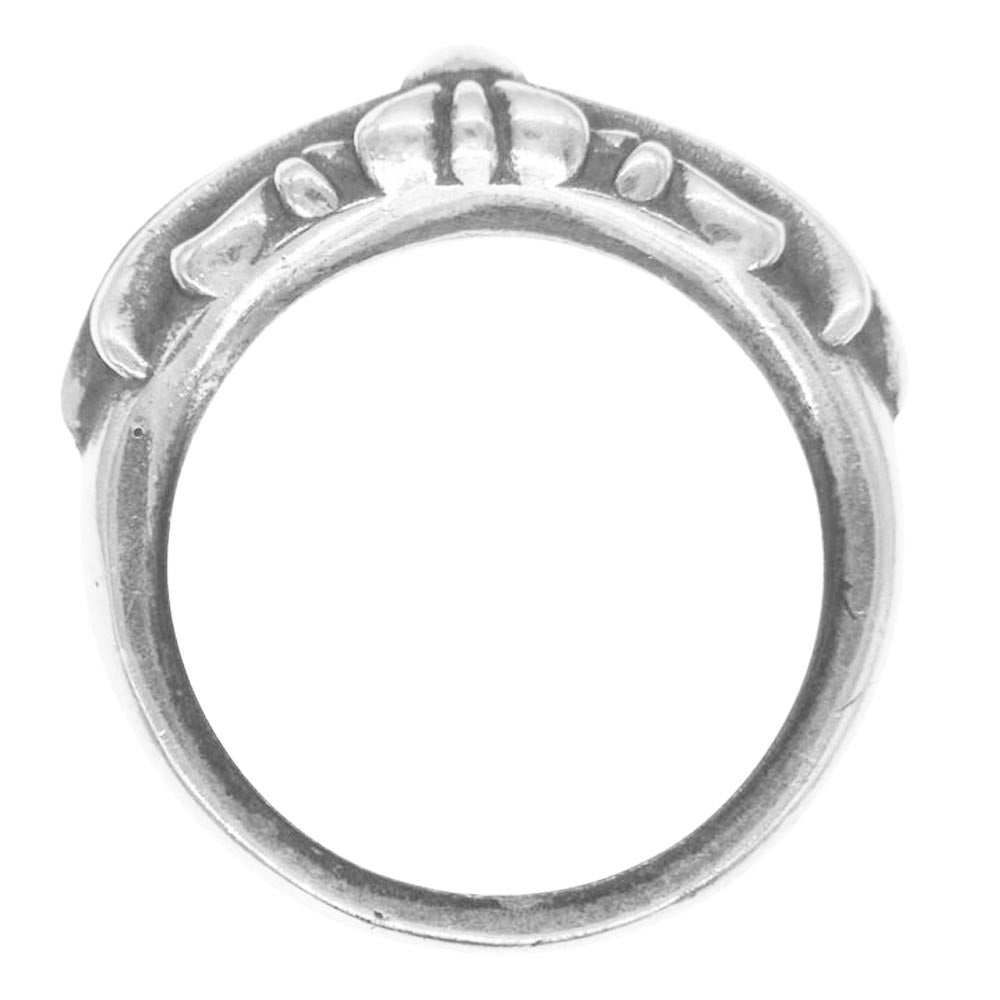 CHROME HEARTS クロムハーツ（原本無） BABY CLASSIC ベイビークラシック フローラルクロス リング シルバー系 11.5号【中古】
