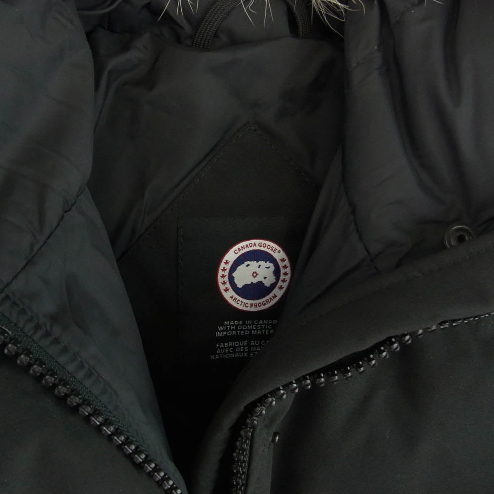 CANADA GOOSE カナダグース 3802LA 国内正規品 サザビーリーグタグ SHELBURNE PARKA シェルバーン パーカ ダウン ジャケット ブラック系 M【中古】