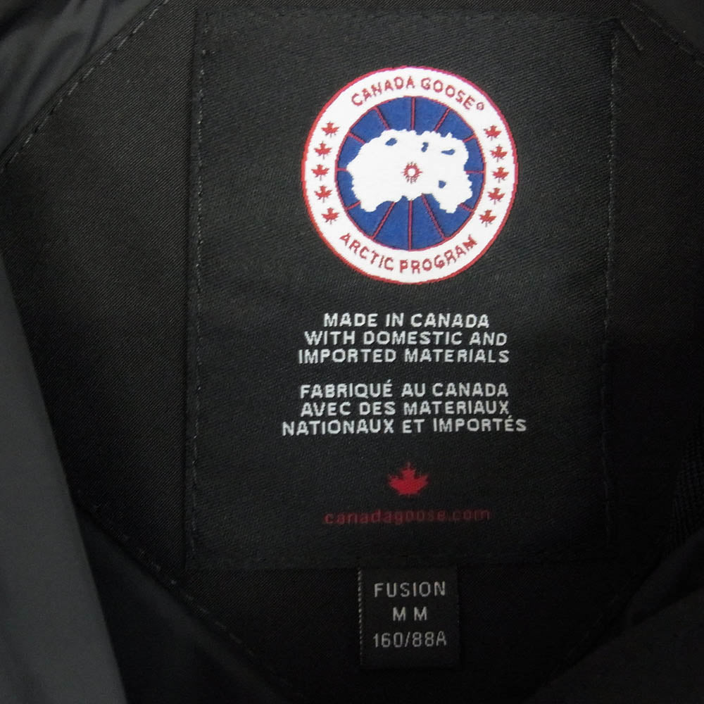 CANADA GOOSE カナダグース 3802LA 国内正規品 サザビーリーグタグ SHELBURNE PARKA シェルバーン パーカ ダウン ジャケット ブラック系 M【中古】