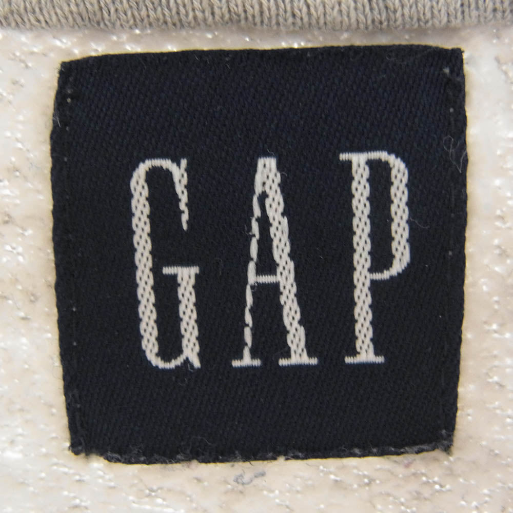 GAP ギャップ OLD GAP ロゴ刺繍 オールド ハーフジップ スウェット