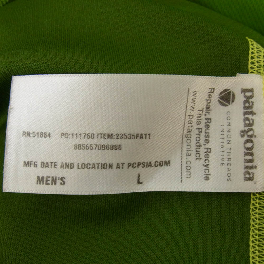 patagonia パタゴニア 23535FA11 ランシェード カットソー ロングスリーブ Tシャツ 長袖 グリーン系 L【中古】