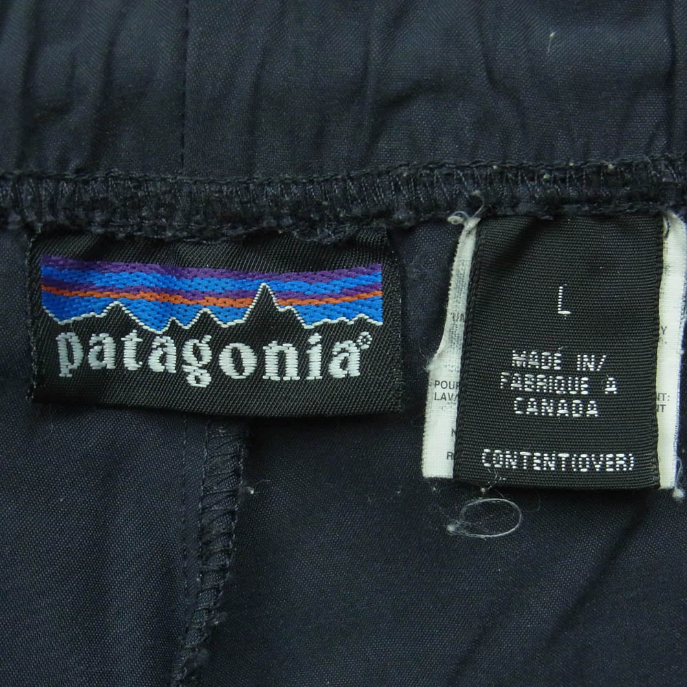 patagonia パタゴニア ナイロン イージー パンツ カナダ製 ダークネイビー系 L【中古】