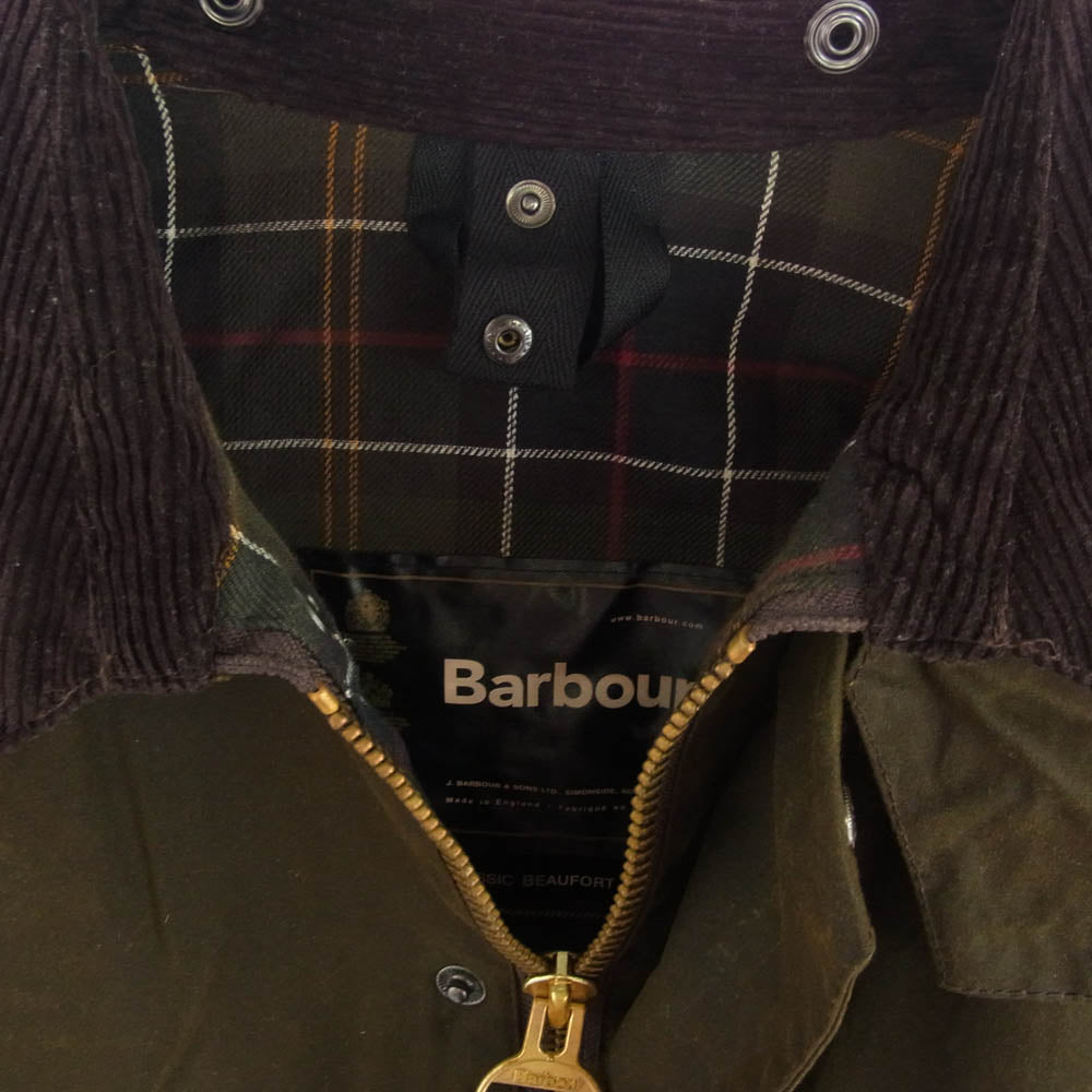 Barbour バブアー CLASSIC BEAUFORT クラシック ビューフォート オイルド ジャケット C44/112cm【中古】