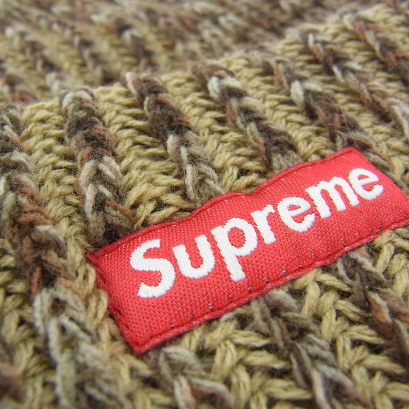 Supreme シュプリーム 24AW Rainbow Loose Gauge Beanie レインボーニット ルーズゲージ ビーニー ニットキャップ ブラウン系【新古品】【未使用】【中古】