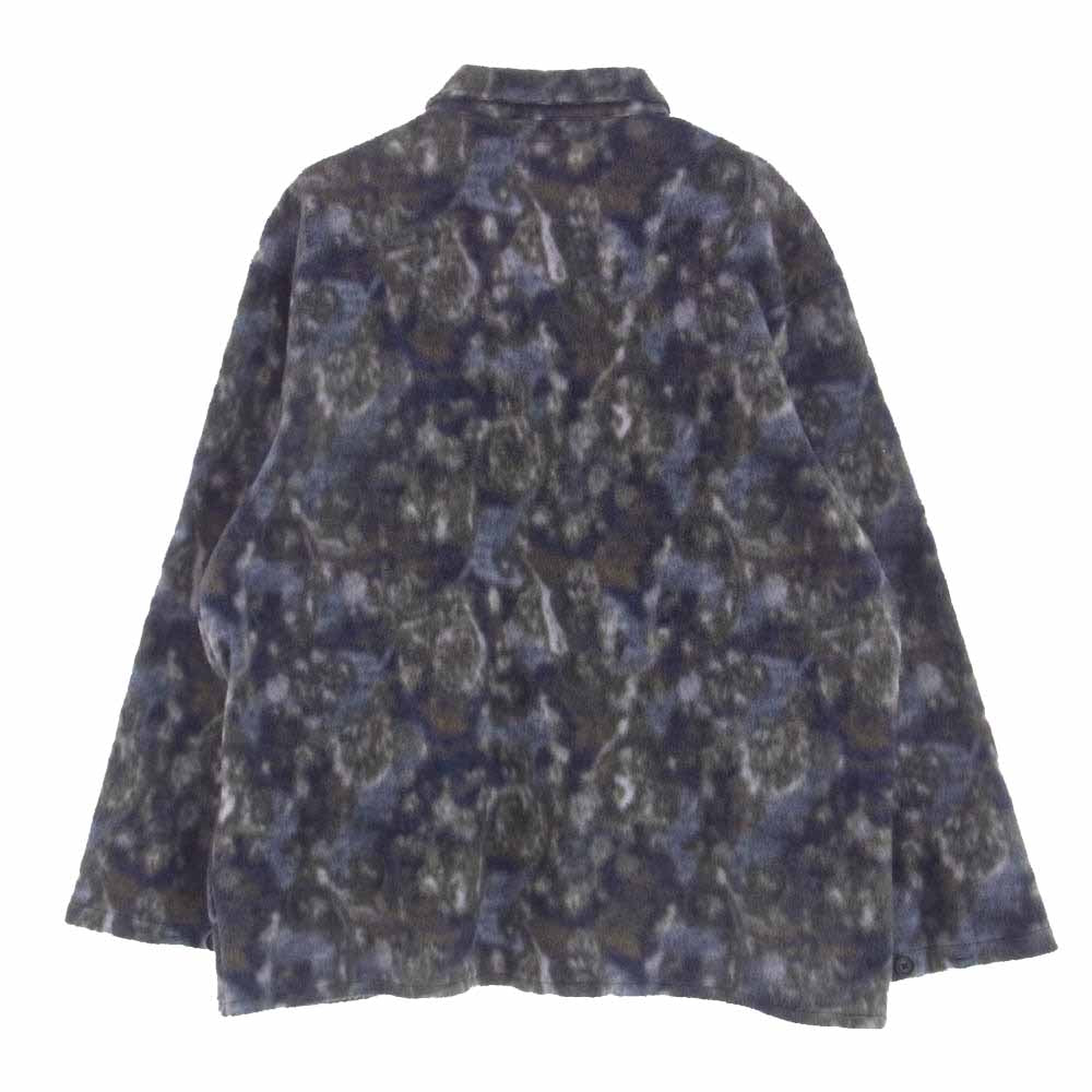 Supreme シュプリーム 21AW Paisley Fleece Shirt ペイズリー柄 フリース シャツ マルチカラー系 L【中古】