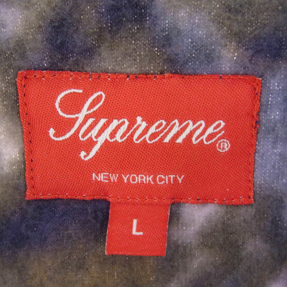 Supreme シュプリーム 21AW Paisley Fleece Shirt ペイズリー柄 フリース シャツ マルチカラー系 L【中古】