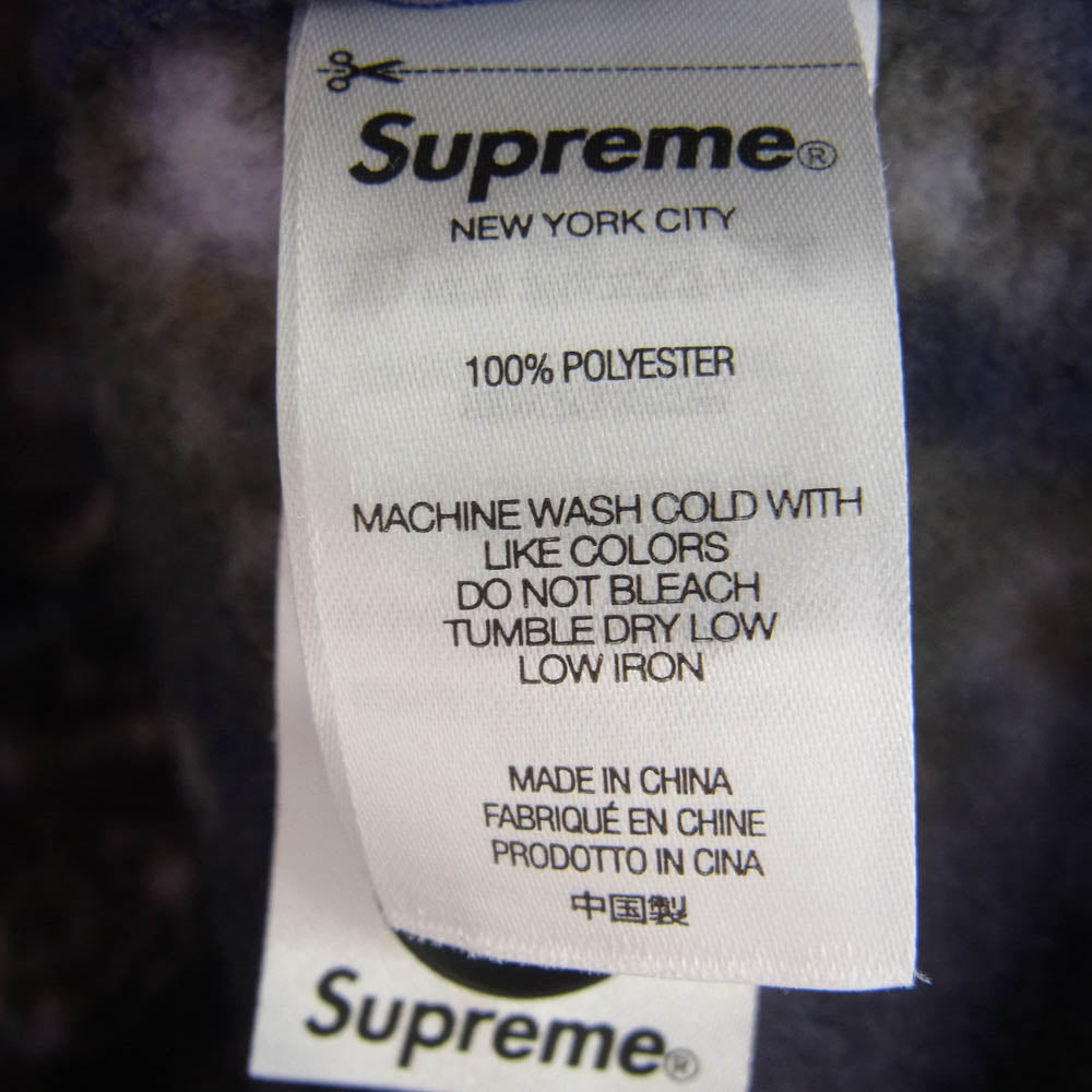 Supreme シュプリーム 21AW Paisley Fleece Shirt ペイズリー柄 フリース シャツ マルチカラー系 L【中古】