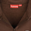 Supreme シュプリーム 22AW Brim Zip Up Hooded Sweatshirt ブリム ジップアップ スウェット パーカー ブラウン系 L【極上美品】【中古】