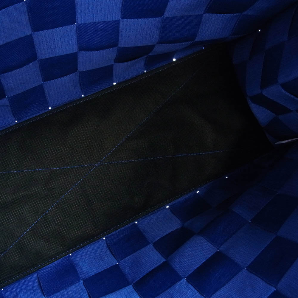 Supreme シュプリーム 24SS Woven Tote ロゴ総柄 ナイロン トートバッグ ブルー系【新古品】【未使用】【中古】