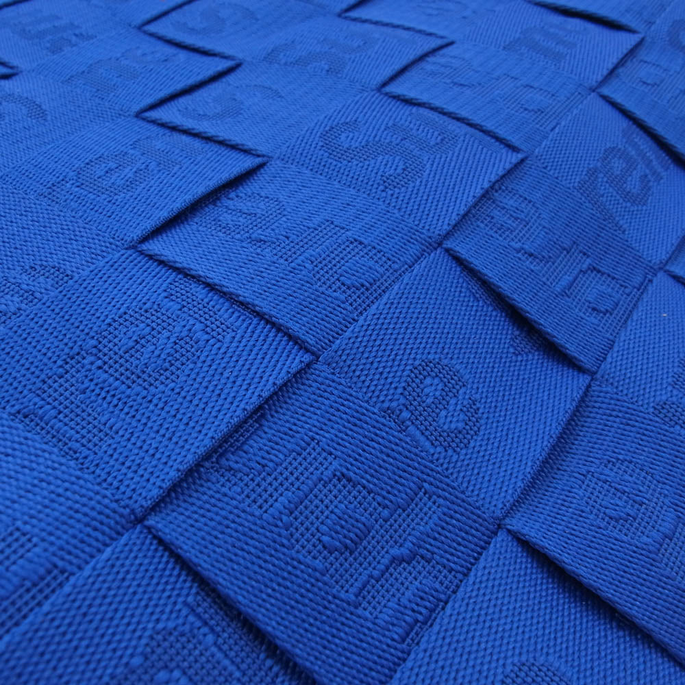 Supreme シュプリーム 24SS Woven Tote ロゴ総柄 ナイロン トートバッグ ブルー系【新古品】【未使用】【中古】