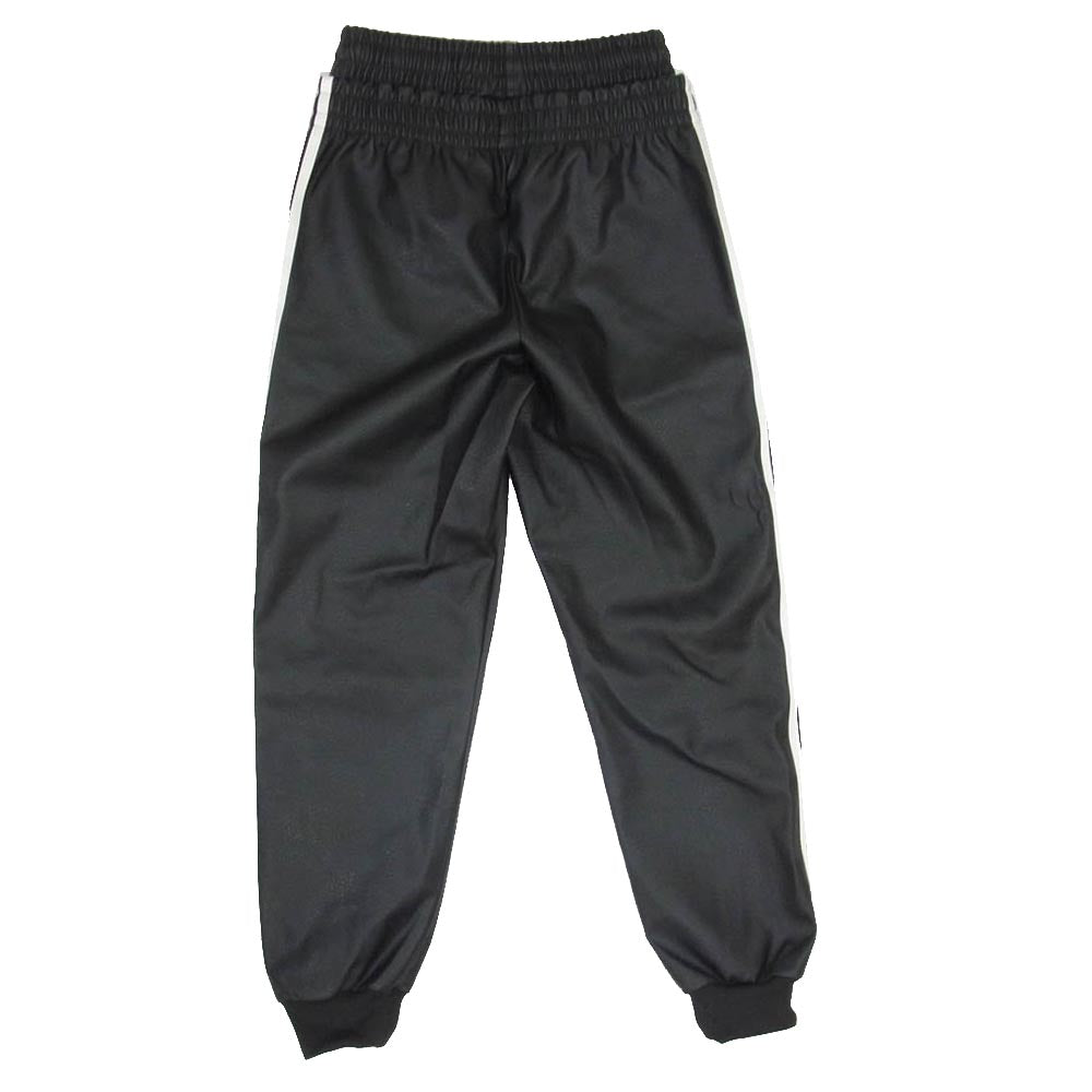 adidas アディダス IJ5022 Originals W SST TRACKPANTS 合成レザー スーパースター トラックパンツ ロングパンツ ブラック系 M【新古品】【未使用】【中古】