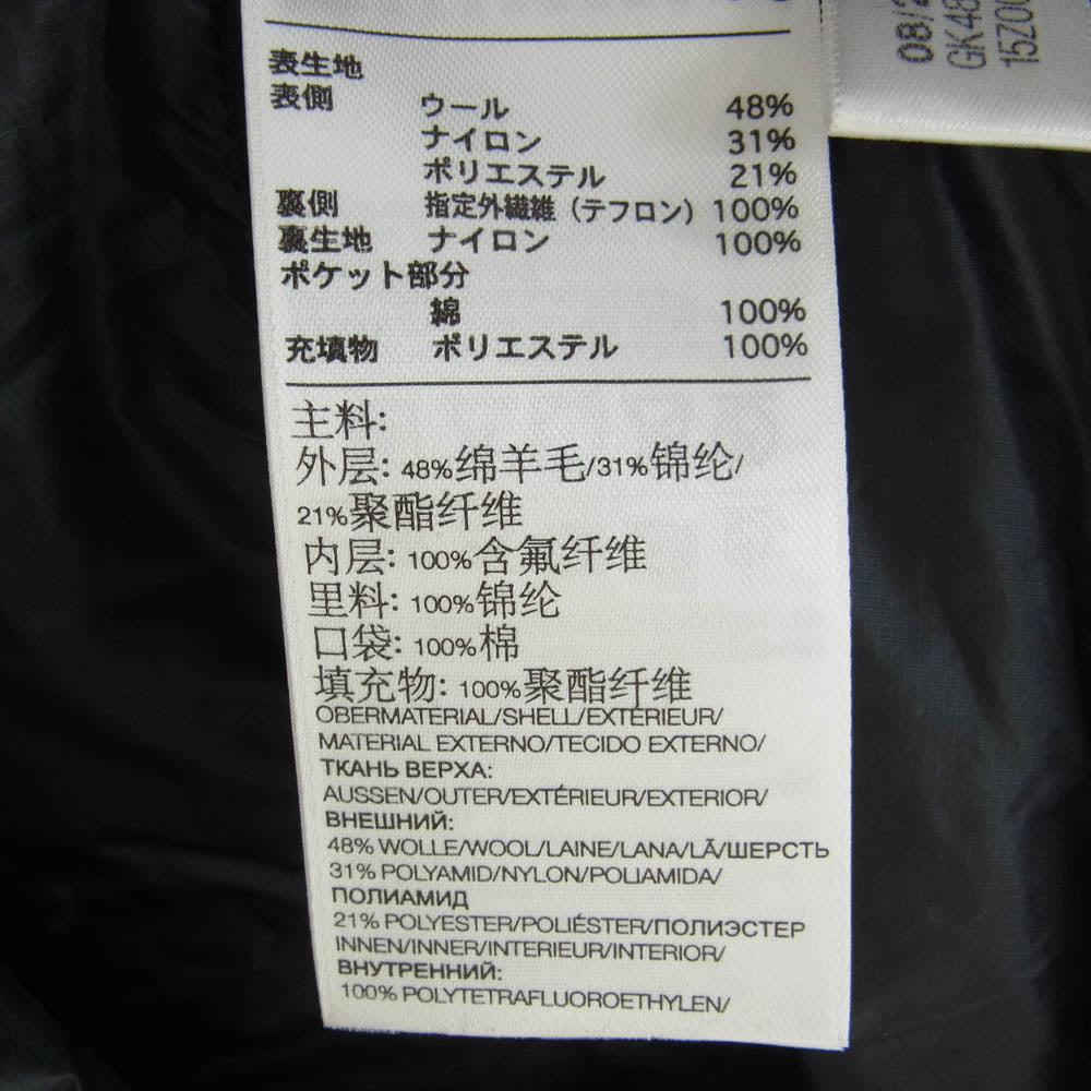 Y-3 Yohji Yamamoto ワイスリー ヨウジヤマモト 20AW GK4819 M CH3 MELTON GORE-TEX DOWN PARKA メルトン ゴアテックス ダウン パーカー ダークグレー系 M【中古】