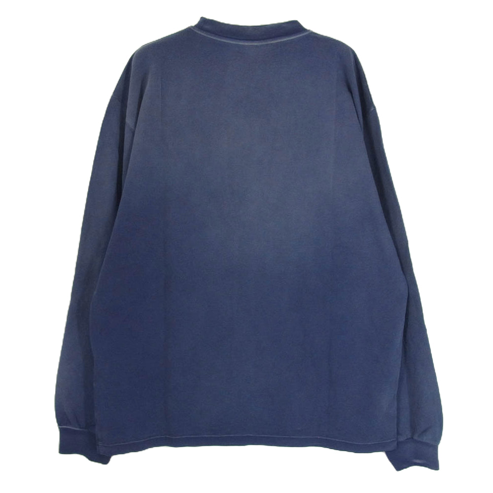 アリーズ Sunbleached Temple LS Tee サンブリーチドテンプル長袖 Tシャツ ブルー系 M【新古品】【未使用】【中古】