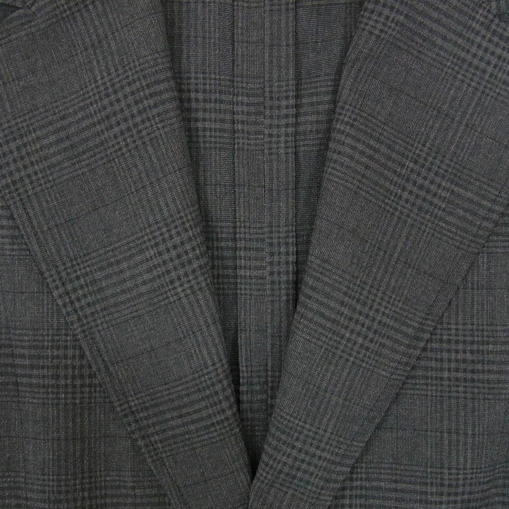 ヴォアーブ VOJK-L31 Chic Tech Big Tailored Jacket チェック柄 チックテック ビッグ テーラードジャケット チャコール系 1【新古品】【未使用】【中古】