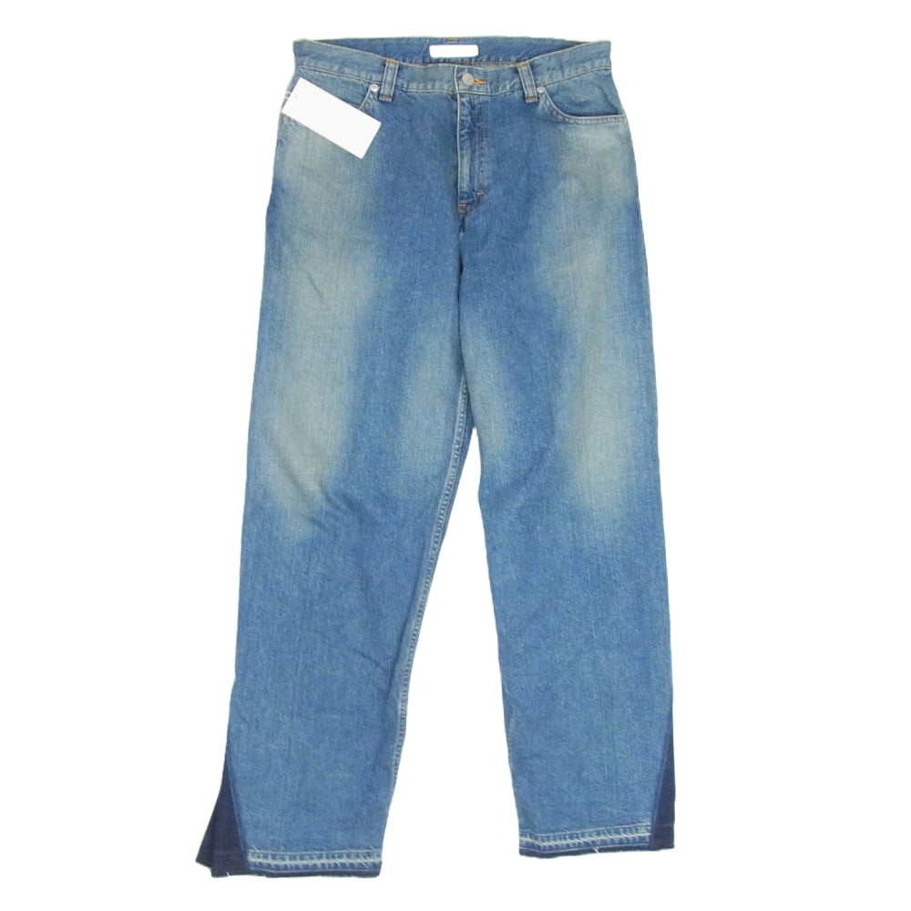 Jieda ジエダ jie-STD-PT22 USED BAGGY DENIM BLACK ユーズド加工 バギー デニムパンツ ジーンズ インディゴブルー系 2【新古品】【未使用】【中古】