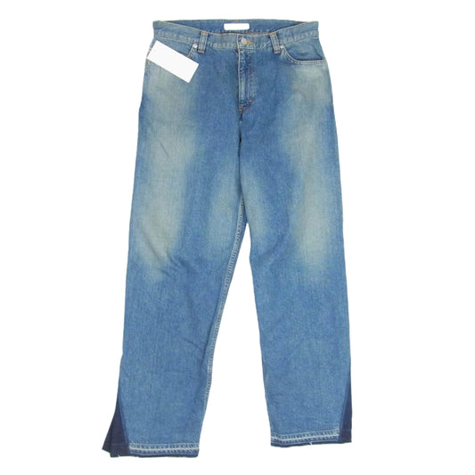 Jieda ジエダ jie-STD-PT22 USED BAGGY DENIM BLACK ユーズド加工 バギー デニムパンツ ジーンズ インディゴブルー系 2【新古品】【未使用】【中古】