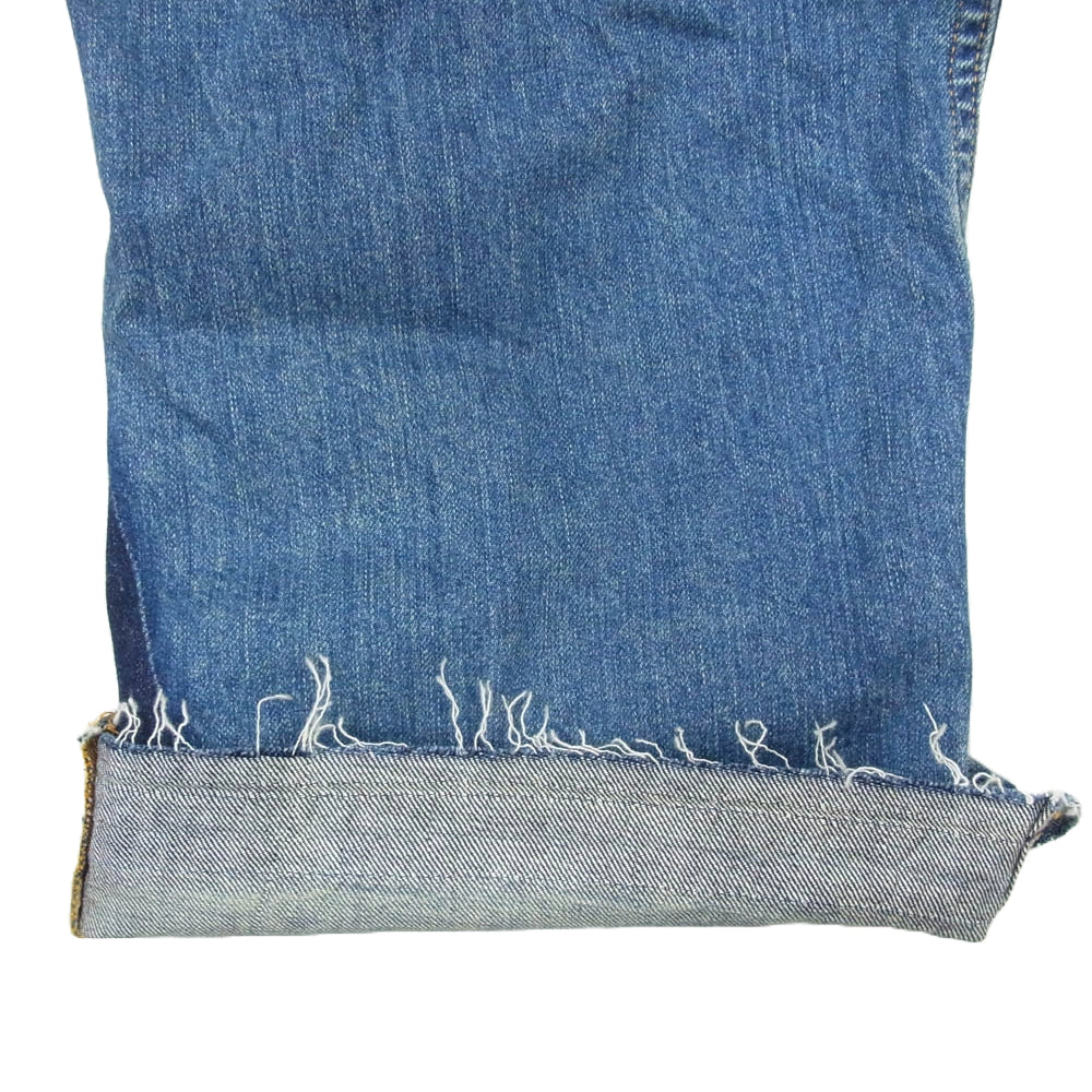 Jieda ジエダ jie-STD-PT22 USED BAGGY DENIM BLACK ユーズド加工 バギー デニムパンツ ジーンズ インディゴブルー系 2【新古品】【未使用】【中古】