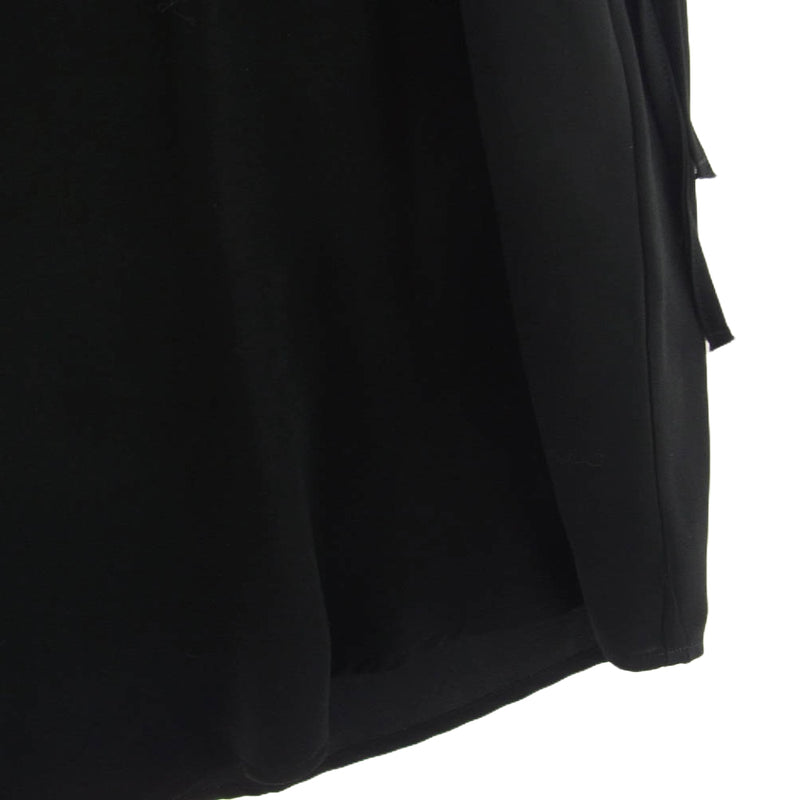 MAISON MARGIELA メゾンマルジェラ 23AW S52DD0024 MM6 エムエムシックス ABITI MIDI Vented Long Sleeve Button Down Dress ミディドレス ワンピース ブラック系 38【新古品】【未使用】【中古】