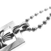 CHROME HEARTS クロムハーツ（原本有） 2024年購入時レシート原本付属 FRMD OPN BBYFAT フレームドオープン ベイビーファット チャーム ネックレストップ ペンダントトップ ボールチェーン ネックレス シルバー系【中古】