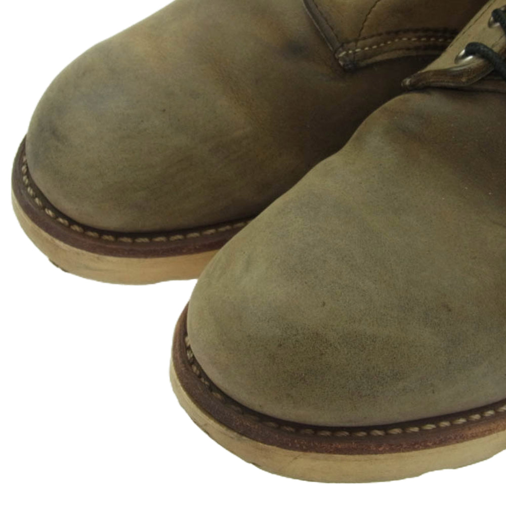 RED WING レッドウィング 8152 6inch PLAIN TOE アイリッシュ セッター レザーブーツ グレー系 26.5cm【中古】