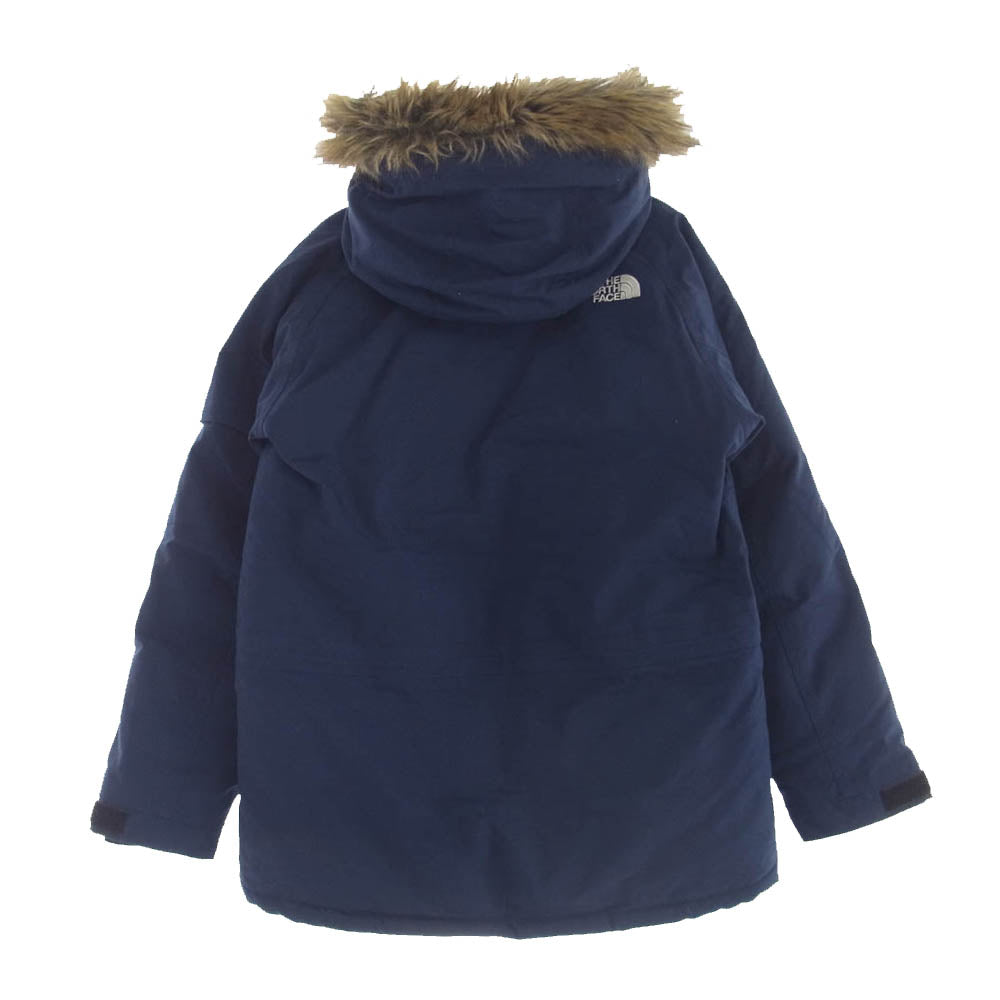 THE NORTH FACE ノースフェイス ND91520 McMurdo Parka マクマード ダウンジャケット ファー付 ネイビー系 S【中古】
