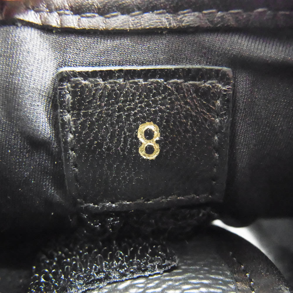 LOUIS VUITTON ルイ・ヴィトン 1A4U03 ホノルル・ラインミュール ベルト ストラップ レザー モノグラム サンダル ブラック系 8【中古】