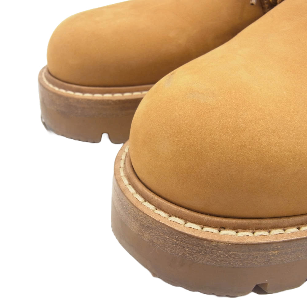 LOUIS VUITTON ルイ・ヴィトン BM0189 オーベルカンフ・ライン モノグラム 切替 アンクル 6ホール ブーツ ブラウン系 8【中古】