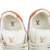 LOUIS VUITTON ルイ・ヴィトン 1AC56P LV トレーナー ライン #54 ダミエ ローカット スニーカー オレンジ オレンジ系 8【新古品】【未使用】【中古】