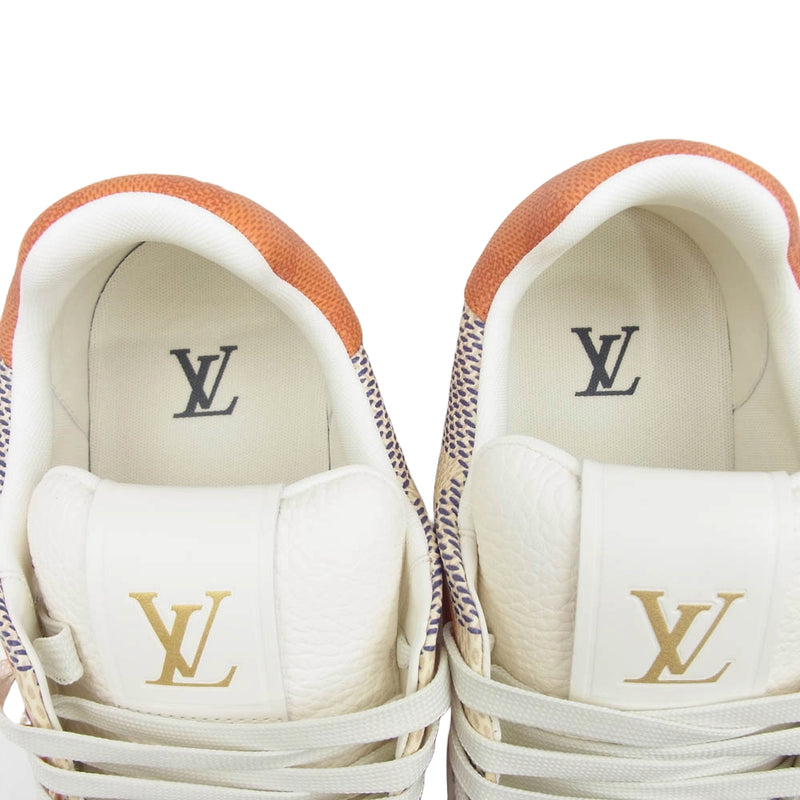 Louis Vuitton スニーカー ホワイト/オレンジ ヴィトン LVトレイナー