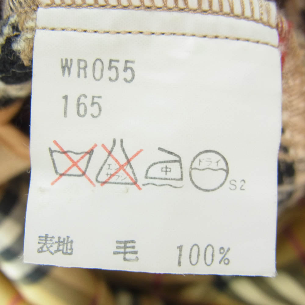 BURBERRY バーバリー WR055-940-42 90's ステンカラーコート ウール ライナー付き ベージュ系 90/165【中古】