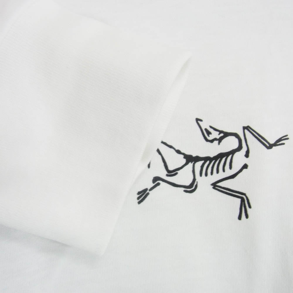 ARC'TERYX アークテリクス X000007746 ARC’ MULTI BIRD LOGO LS マルチ バード ロゴ ロングスリーブ 長袖 カットソー ホワイト系 S【新古品】【未使用】【中古】