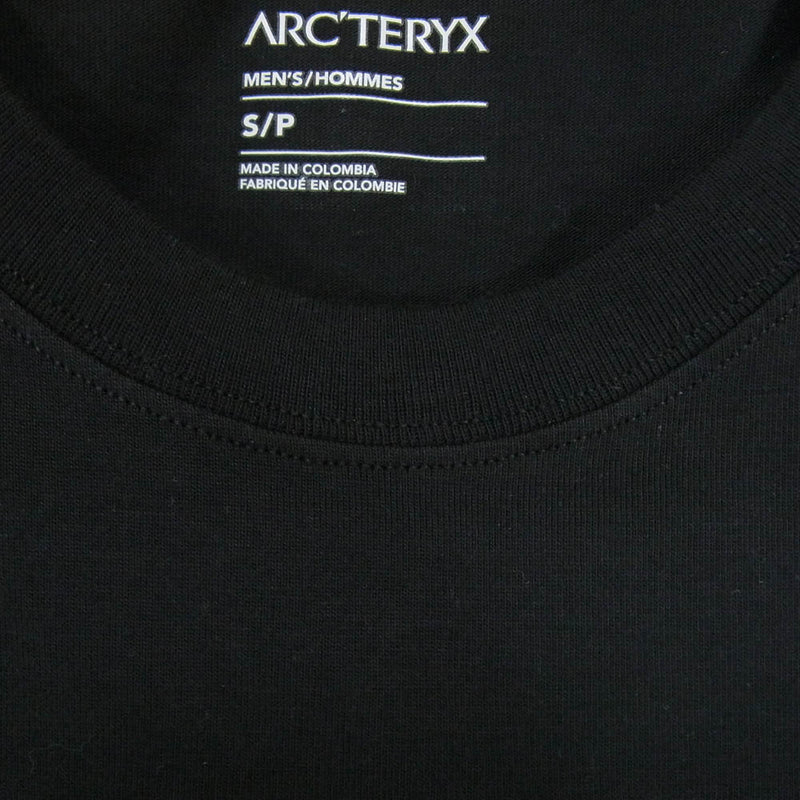 ARC'TERYX アークテリクス X000007746 ARC’ MULTI BIRD LOGO LS マルチ バード ロゴ ロングスリーブ 長袖 カットソー ブラック系 S【新古品】【未使用】【中古】