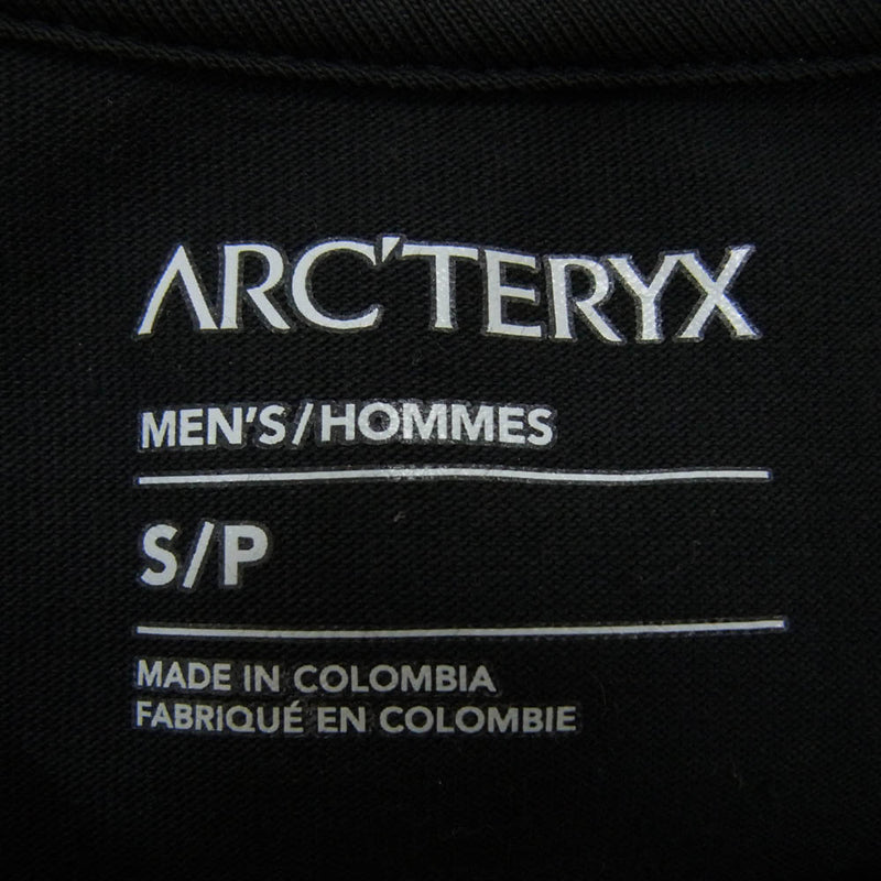 ARC'TERYX アークテリクス X000007746 ARC’ MULTI BIRD LOGO LS マルチ バード ロゴ ロングスリーブ 長袖 カットソー ブラック系 S【新古品】【未使用】【中古】