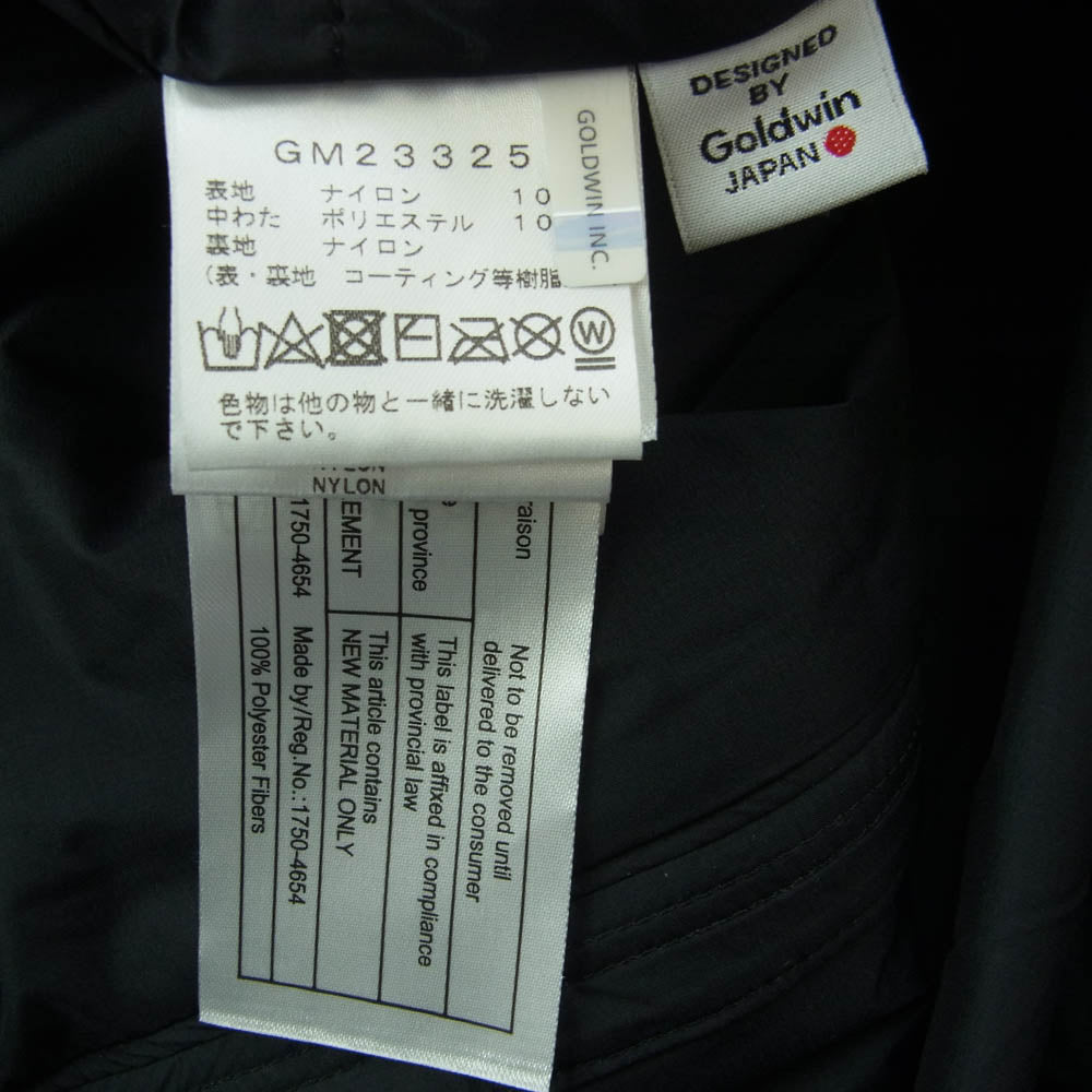 Goldwin ゴールドウィン GM23325 Insulated Vest インサレーテッド ベスト ナイロン 中綿 ベスト ブラック系 2【新古品】【未使用】【中古】