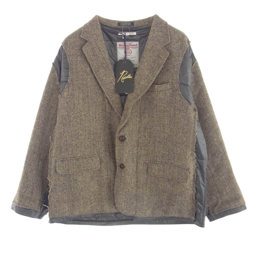 Needles ニードルス J0297 Rebuild by Needles × Harris Tweed ハリスツイード 再構築 ツイード ジャケット ブラウン系 M【美品】【中古】