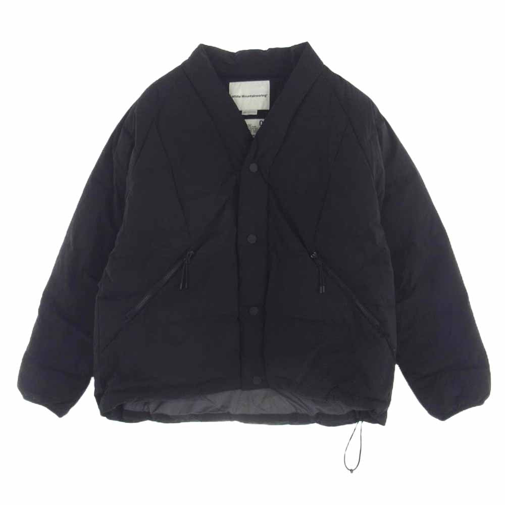 WHITE MOUNTAINEERING ホワイトマウンテニアリング 23AW WM2373222 × TAION GORE TEX WINDSTOPPERHANTEN DOWN JACKET タイオン ゴアテックス ウィンド ストッパー ハンテン ダウンジャケット ブラック系  0 【中古】