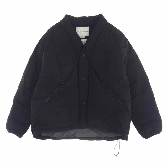 WHITE MOUNTAINEERING ホワイトマウンテニアリング 23AW WM2373222 × TAION GORE TEX WINDSTOPPERHANTEN DOWN JACKET タイオン ゴアテックス ウィンド ストッパー ハンテン ダウンジャケット ブラック系  0 【中古】