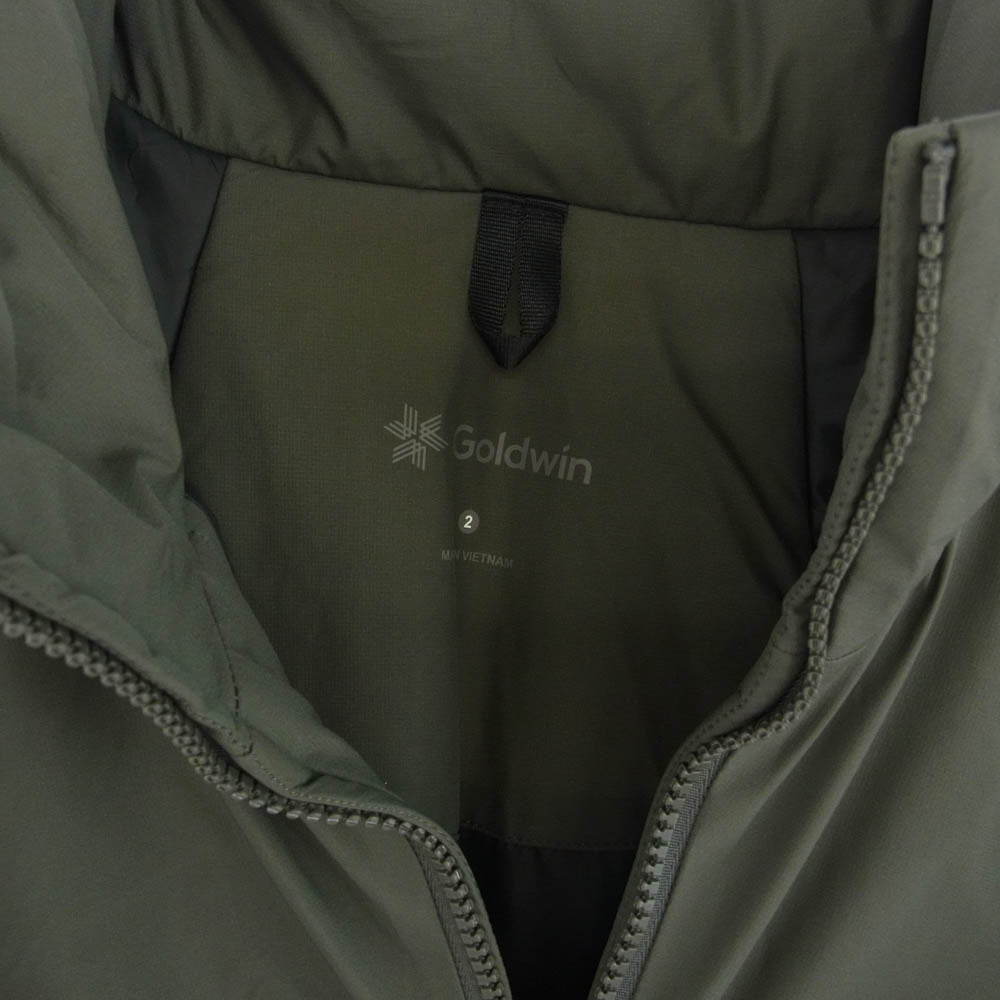 Goldwin ゴールドウィン GL23343 GORE-TEX WINDSTOPPER Puffy Mil Jacket ゴアテックス ウィンドストッパー パフィーミルジャケット ダークオリーブ 2【新古品】【未使用】【中古】