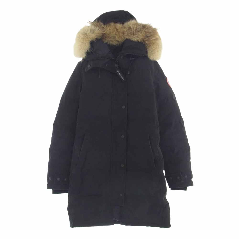 CANADA GOOSE カナダグース 2302JL 国内正規品 グリフィンタグ Mackenzie Parka Heritage マッケンジー パーカ ヘリテージ ダウンコート ダウンジャケット ブラック系 S/P【中古】