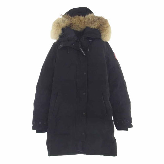 CANADA GOOSE カナダグース 2302JL 国内正規品 グリフィンタグ Mackenzie Parka Heritage マッケンジー パーカ ヘリテージ ダウンコート ダウンジャケット ブラック系 S/P【中古】