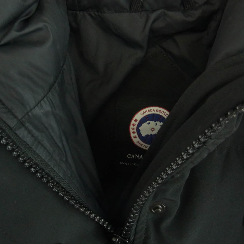 CANADA GOOSE カナダグース 2302JL 国内正規品 グリフィンタグ Mackenzie Parka Heritage マッケンジー パーカ ヘリテージ ダウンコート ダウンジャケット ブラック系 S/P【中古】