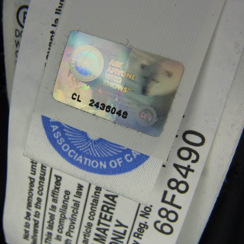 CANADA GOOSE カナダグース 2302JL 国内正規品 グリフィンタグ Mackenzie Parka Heritage マッケンジー パーカ ヘリテージ ダウンコート ダウンジャケット ブラック系 S/P【中古】