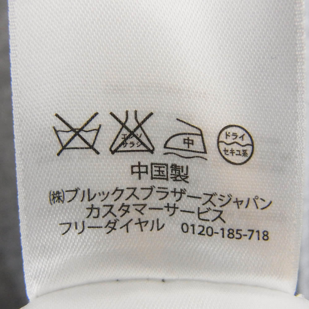 Brooks Brothers ブルックスブラザーズ 346 メリノウール ハーフジップ エンブロイダリー ワンポイント刺繍 ニット セーター プルオーバー グレー系 L【中古】