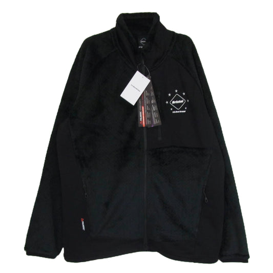 F.C.R.B. エフシーアールビー FCRB-242062 POLARTEC HYBRID STAND COLLAR JACKET ポーラテック スタンドカラー フリース ジャケット ブラック系 XL【新古品】【未使用】【中古】