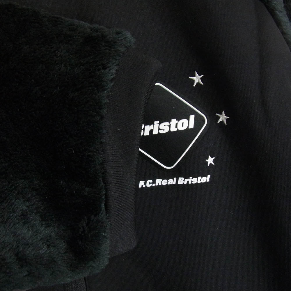 F.C.R.B. エフシーアールビー FCRB-242062 POLARTEC HYBRID STAND COLLAR JACKET ポーラテック スタンドカラー フリース ジャケット ブラック系 XL【新古品】【未使用】【中古】