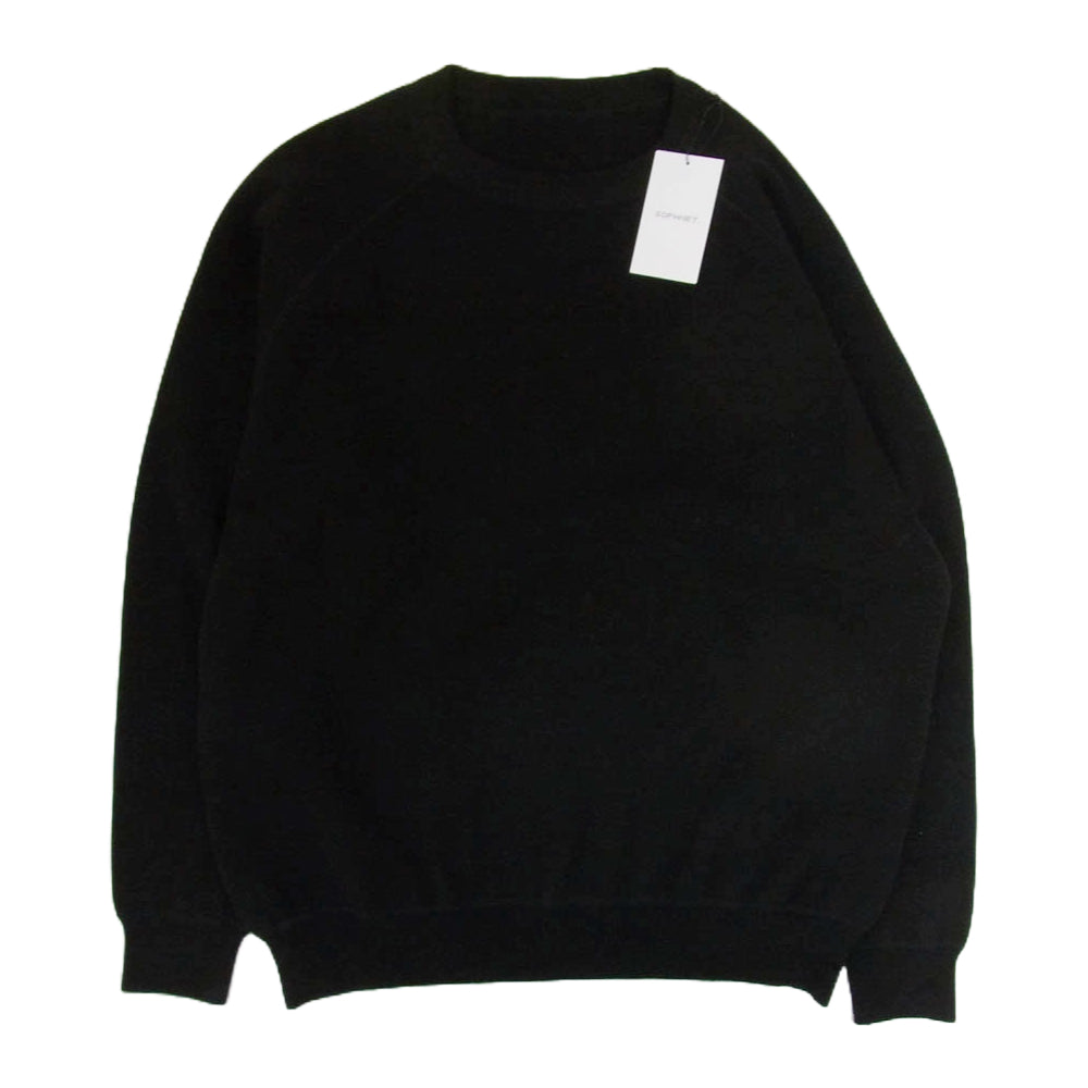 SOPHNET. ソフネット SOPH-232056 CASHMERE DOUBLE FACE CREWNECK KNIT カシミヤ ニット セーター クルーネック ブラック系 XL【極上美品】【中古】